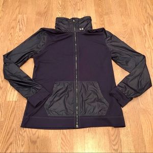 Under Armour Navy All Seasons Full Zip Turtle Neck